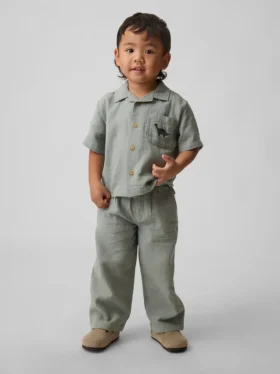 Conjunto de gasa de algodón para bebés y niños pequeños