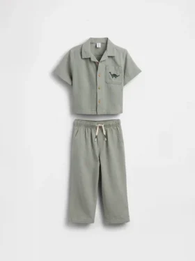 Conjunto de gasa de algodón para bebés y niños pequeños