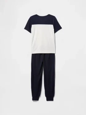 Conjunto de pijama con pantalones tipo jogger reciclados para niños