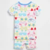 Conjunto de pijama de algodón orgánico cepillado con gafas de sol para Bebé y Niño