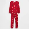 Conjunto de pijama de algodón orgánico cepillado de Elmo de Barrio Sésamo para Bebé y Niño