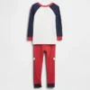 Conjunto de pijama de algodón orgánico cepillado de Marvel para Bebé y Niño