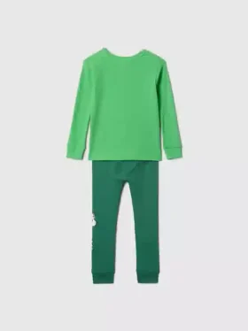 Conjunto de pijama de algodón orgánico cepillado de Marvel para Bebé y Niño