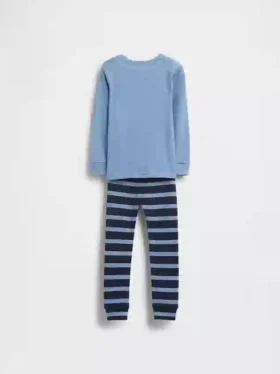 Conjunto de pijama de algodón orgánico cepillado de Spider-Man para bebés y niños