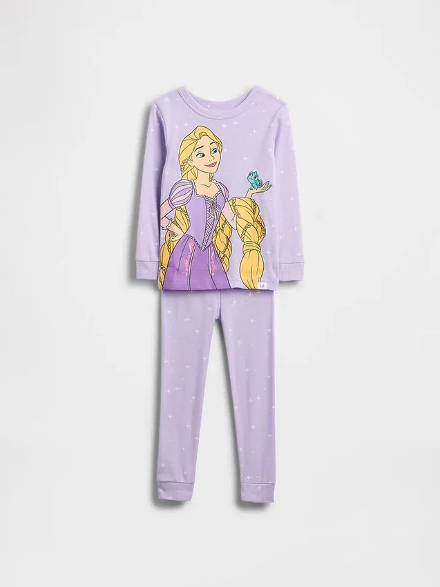 Conjunto de pijama de algodón orgánico cepillado GAP × Disney para Bebé y Niño