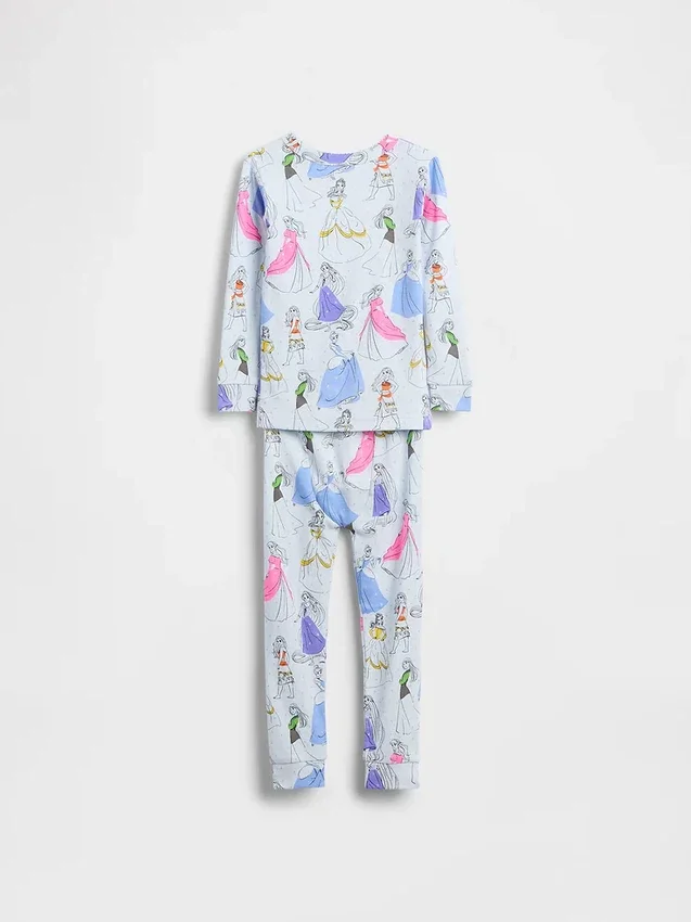 Conjunto de pijama de algodón orgánico cepillado GAP × Disney para Bebé y Niño