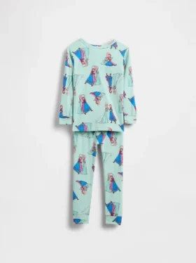 Conjunto de pijama de algodón orgánico cepillado GAP × Disney para Bebé y Niño
