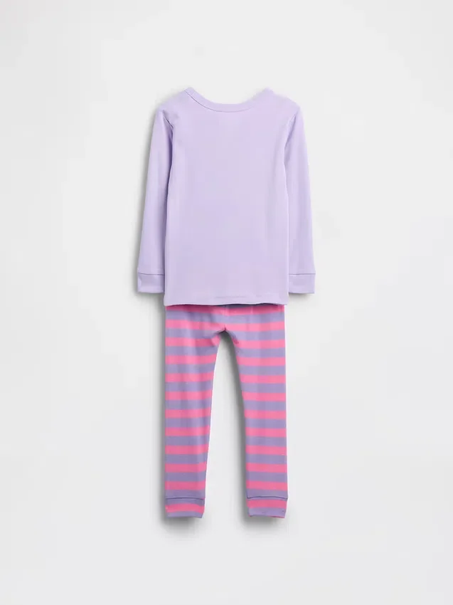 Conjunto de pijama de algodón orgánico cepillado GAP × Disney para Bebé y Niño