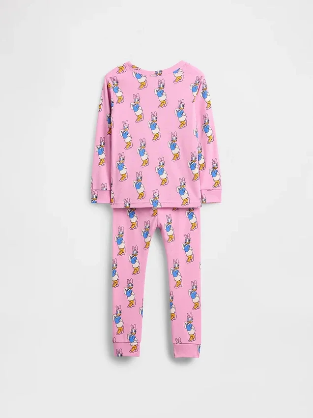 Conjunto de pijama de algodón orgánico cepillado GAP × Disney para Bebé y Niño