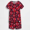 Conjunto de pijama de algodón orgánico cepillado «Marvel» para Bebé y Niño
