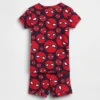 Conjunto de pijama de algodón orgánico cepillado «Marvel» para Bebé y Niño