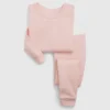 Conjunto de pijama de algodón orgánico para bebés y niños
