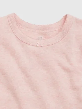 Conjunto de pijama de algodón orgánico para bebés y niños
