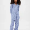 Conjunto de pijama de franela reciclada para niños