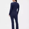 Conjunto de pijama de modal acanalado premamá