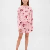 Conjunto de pijama de pantalones cortos reciclado para niños