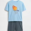 Conjunto de pijama de pantalones cortos reciclado para niños