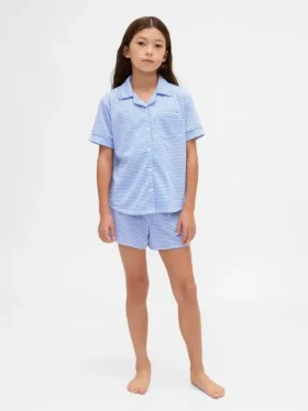 Conjunto de pijama de pantalones cortos reciclado para niños