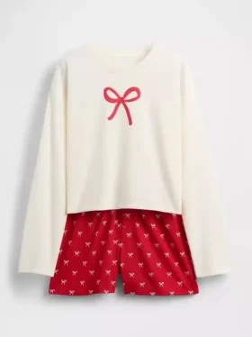 Conjunto de pijama de pantalones cortos reciclado para niños