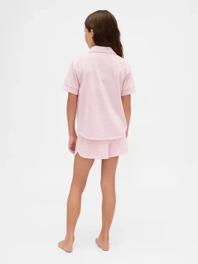 Conjunto de pijama de pantalones cortos reciclado para niños