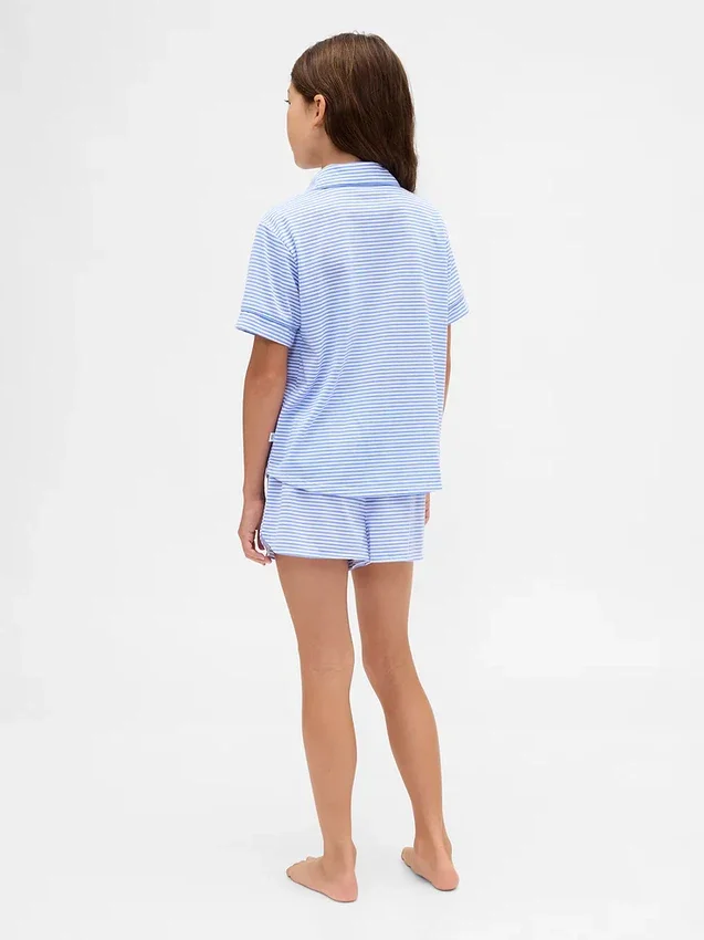 Conjunto de pijama de pantalones cortos reciclado para niños