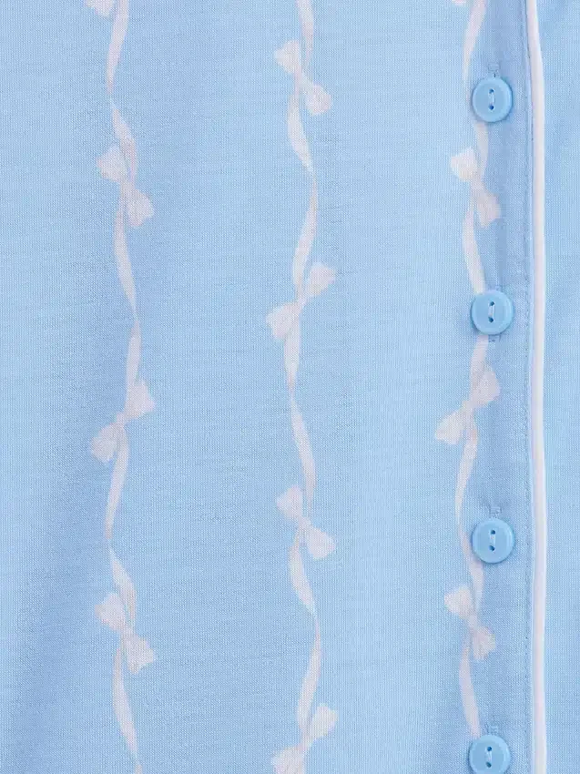 Conjunto de pijama de pantalones cortos reciclado para niños