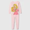 Conjunto de pijama de princesa de algodón orgánico cepillado de GAP × Disney Baby