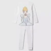 Conjunto de pijama de princesa de algodón orgánico cepillado de GAP × Disney Baby