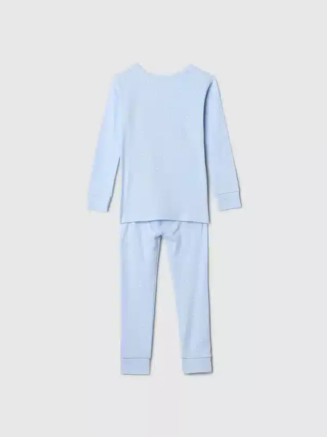 Conjunto de pijama de princesa de algodón orgánico cepillado de GAP × Disney Baby