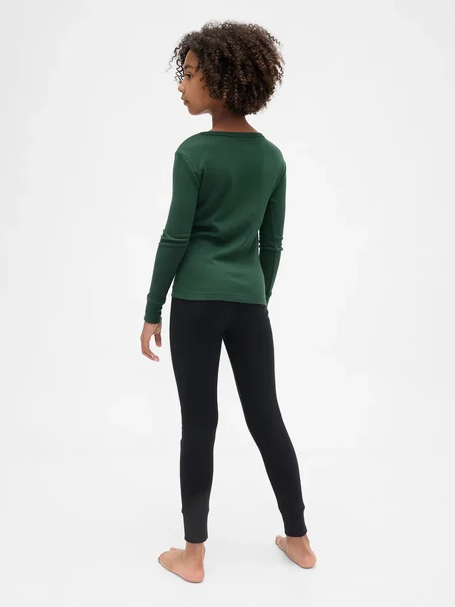 Conjunto de pijama infantil de algodón cepillado orgánico «Wicked»