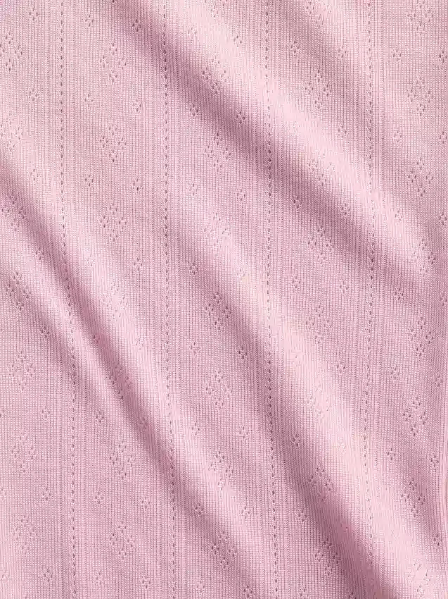 Conjunto de pijama para niños con camiseta sin mangas de punto pointelle reciclado