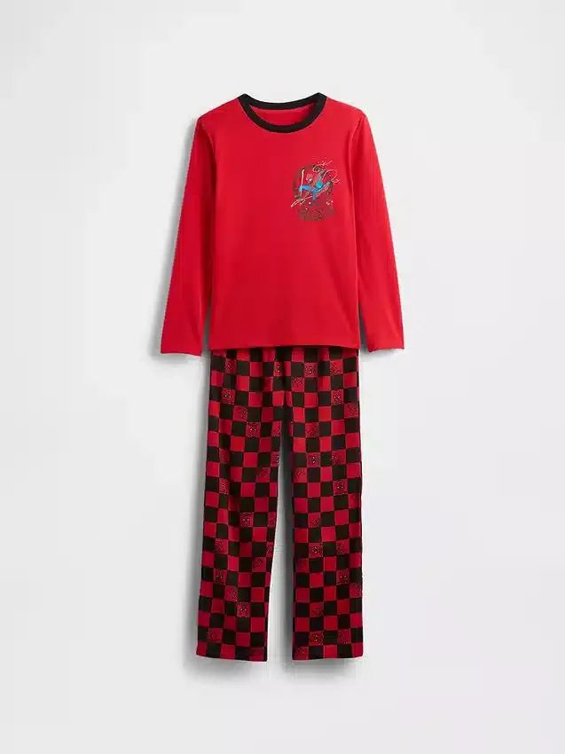 Conjunto de pijama reciclado de Spider-Man de Marvel para niños