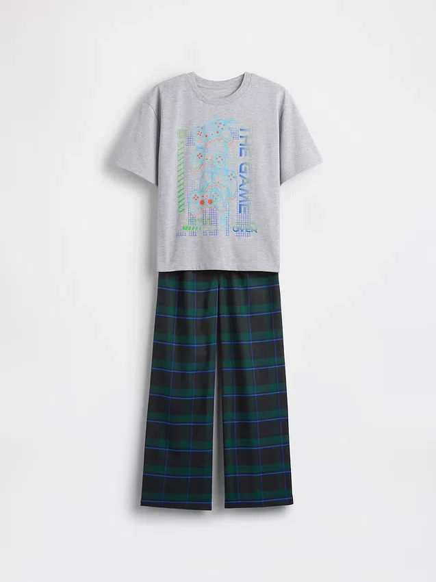 Conjunto de pijama reciclado para niños
