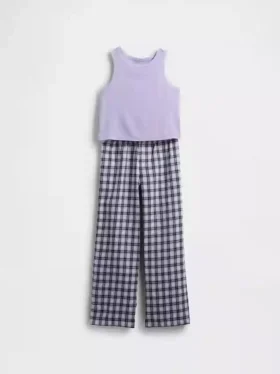Conjunto de pijama sin mangas reciclado para niños