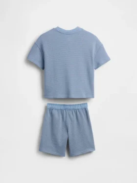 Conjunto de rayas texturizadas para bebés y niños