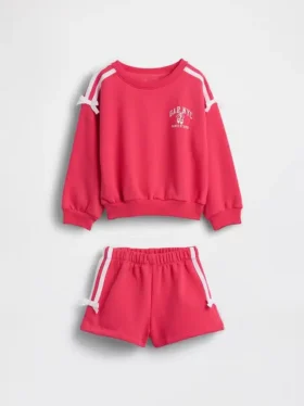 Conjunto de sudadera con logo de lazo Vintagesoft para Bebé y Niño
