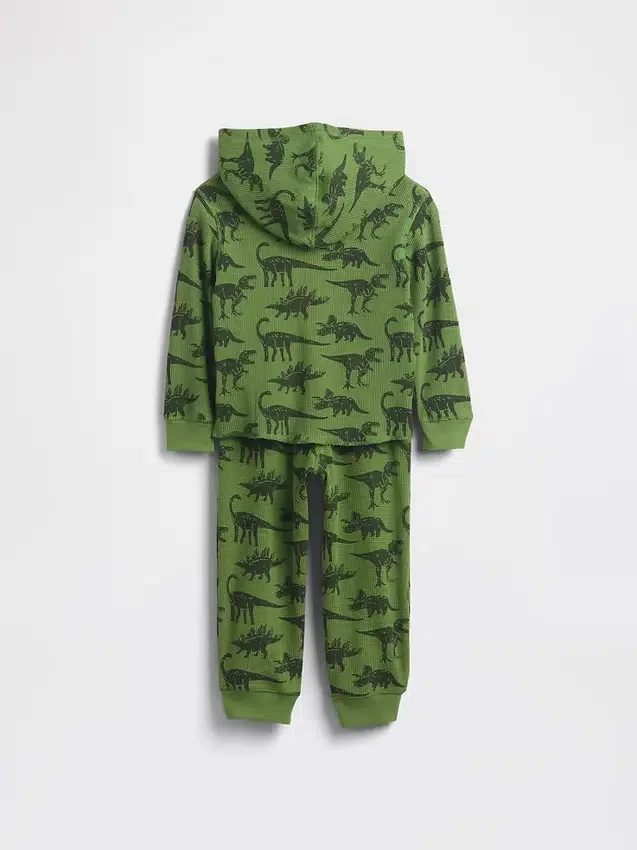 Conjunto de tela tipo waffle para bebés y niños pequeños
