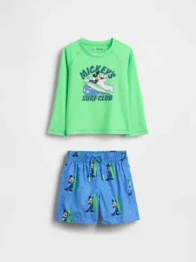 Conjunto de traje de baño con camiseta protectora GAP × Disney para Bebé y Niño