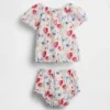Conjunto floral para bebé