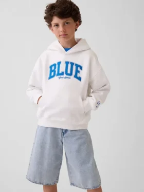 Consigue la sudadera con capucha holgada Vintagesoft para niños de Get Blue