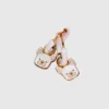 Dije de perro con agujero para aretes Huggie
