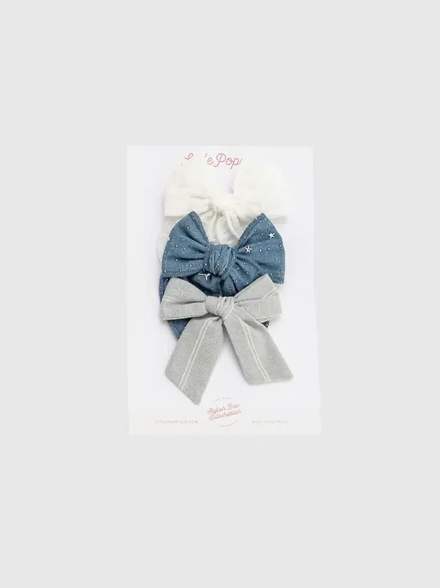 El juego de broches con moños Jane