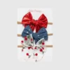 El juego de diademas con moño Cherry