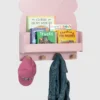 Estante de pared babyGap Brannan Bear con 4 ganchos