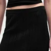 Falda maxi de jerséu transparente