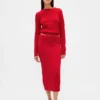 Falda midi elástica CashSoft