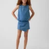 Faldapantalón envolvente de mezclilla para niños
