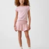 Faldapantalón infantil con cintura doblada