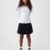 Faldapantalón plisada de color caqui para uniforme infantil