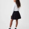 Faldapantalón plisada de color caqui para uniforme infantil